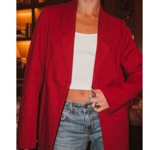 Show Me Your Mumu red Major Blazer